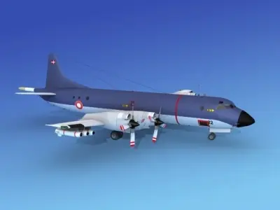 Lockheed P-3 Orion Royal Danish Navy 3D model