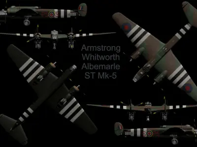 Armstrong Whitworth Albemarle ST Mk-5 3D model