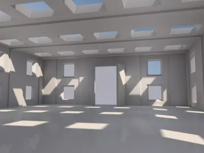 Modern Warehouse 3D model purchase