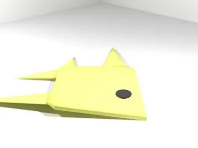 Origami - Fish 3D model