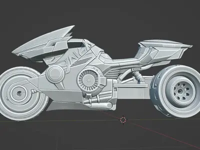 Cyberbike 3D print model