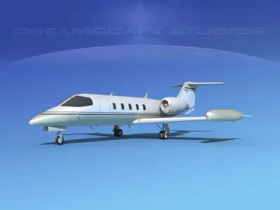 Gates Learjet 35 V12 3D model