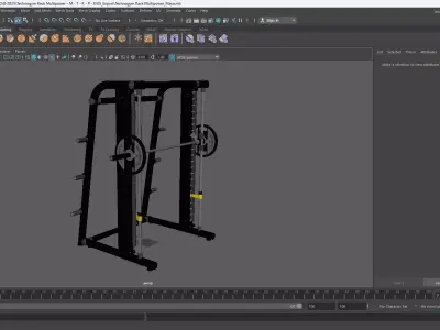 Technogym Rack Multipower 3D model