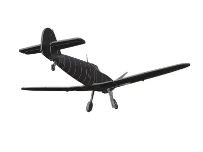 Messerschmitt Bf 109 3D print model