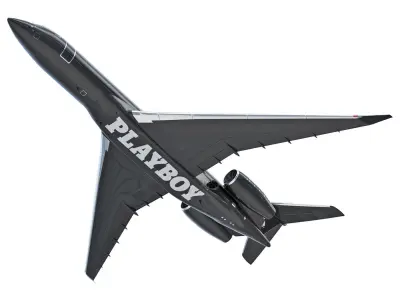 Playboy Big Bunny airplane 3D model