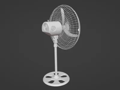 a fan Free low-poly 3D model