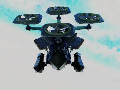 Modern Giant Air Striker 3D model