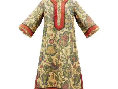 Bird Robe Low-poly 3D model