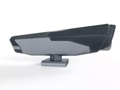 Sci-Fi Wall Security Camera - PBR Game Ready Low-poly 3D model