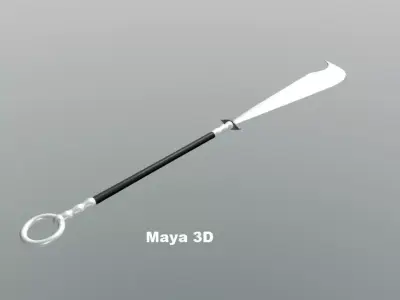glaive of elsinor 3D model