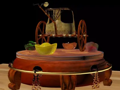 Egyptian Chariot  3D model