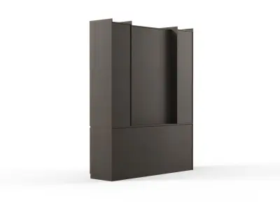 Modern Office High Cabinet File 3 For Director  Free 3D model