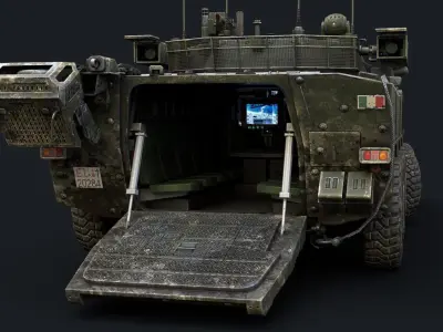 IFV Freccia  Low-poly 3D model