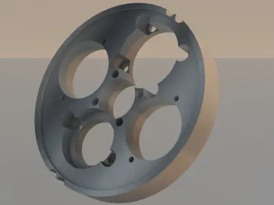 Mechanical Part Low-poly 3D model