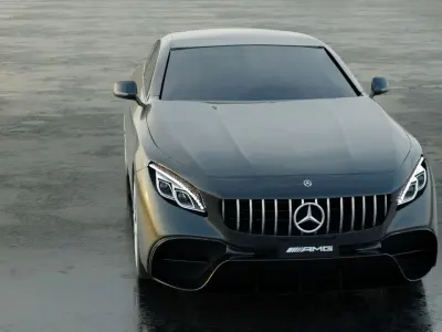 Mercedes Benz S Class 2019 S63 AMG Coupe Free 3D model