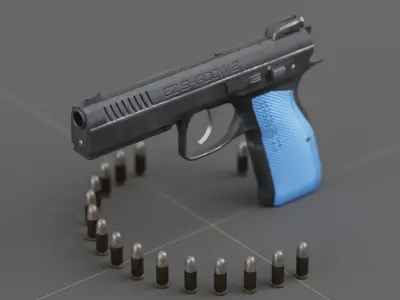 Shadow CZ 2 Low-poly 3D model