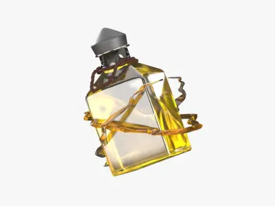 Energy Spell 3D Illustration 3D model