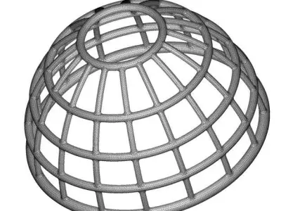 Transparent Cage 3D model