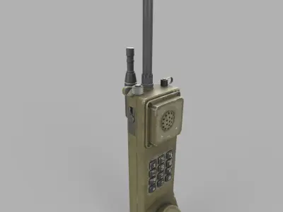 call in radio 3D model