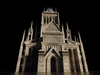 realistic fort  3D model