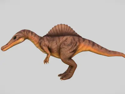Rigged Spinosaurus Character 3D model