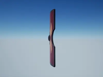 Roman Scutum Shield Low-poly 3D model