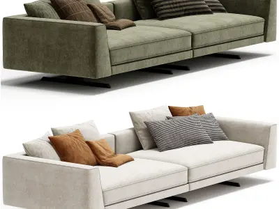 SHERIDAN Sofa By Desiree divani 3D model