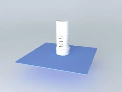 Bell siphon 3D model