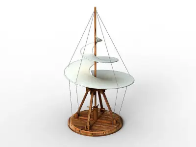 Leonardo da Vinci Flying Machines 3D model
