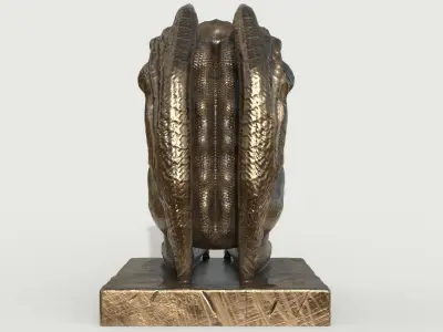 Bronze Cthulhu Free 3D model