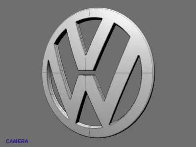 Volkswagen Logo 3D model