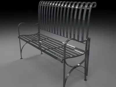 commercial area 3D model