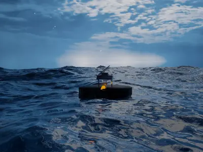 Ocean Piano Free 3D model