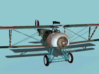 Nieuport 11 VHP V02 3D model