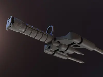 CRM Bayonet Low-poly 3D model