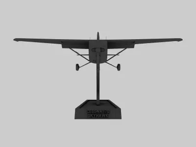 STL Cessna 172 Skyhaw 3D print model