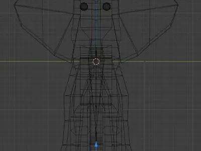 Elephants elephant with eyes 3D model