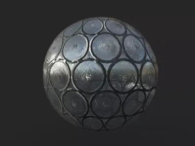 Medieval crown glass PBR-Texture Texture
