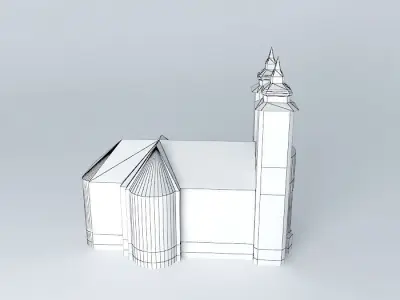 Minorite Church Eger Hungary 3D model
