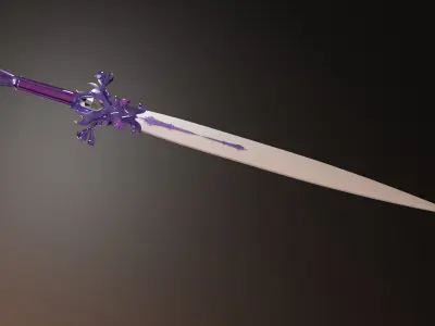 Twin Royal Swords Royal Swords - Twin Melee Weapons Low-poly 3D model