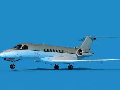 Cessna Citation C700 Longitude V08 3D model