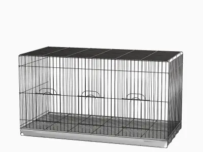 Large Birdcage Set 3D model