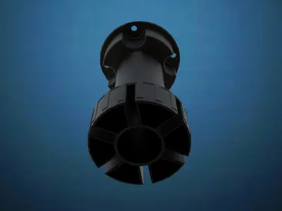 Furniture Leg with high shock resistance Free 3D model