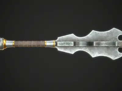 Mace 16 Low-poly 3D model