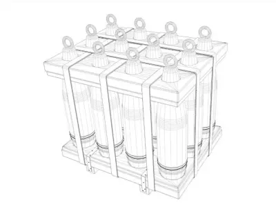 Military Artillery Shells 155mm 3D model