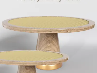 table dining table holiday table Free 3D model