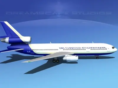 Douglas DC-10 Air Charter Intl 3D model