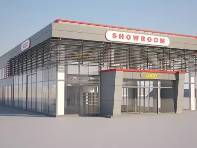 Showroom Building 3D model
