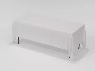 Wooden Table 3D Model  Low Poly Furniture Free low-poly 3D model