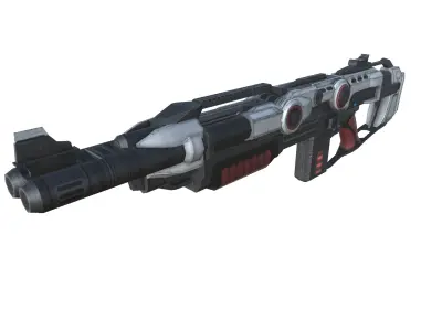 11-shotgun-SG12-gun model 3d game ready model Low-poly 3D model Low-poly 3D model